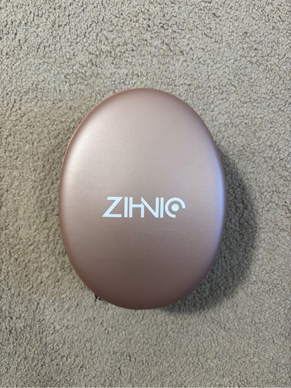 Rose Gold Headphones, Case, and Charging Cord